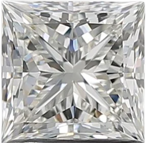 1.05 Carat J VVS2 Princess Natural Diamond