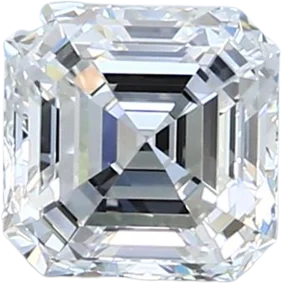 1.09 Carat F VVS2 Asscher Natural Diamond