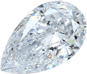 1.2 Carat D IF Pear Natural Diamond