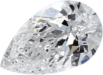 1.24 Carat D VVS2 Pear Natural Diamond