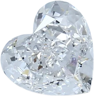 1.26 Carat D IF Heart Natural Diamond