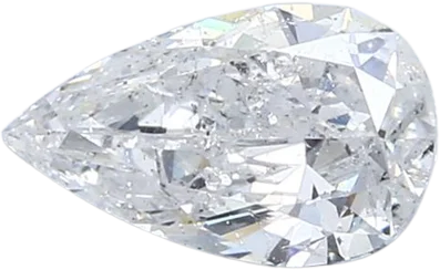 1.26 Carat D I1 Pear Natural Diamond