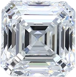 1.3 Carat F VVS2 Asscher Natural Diamond