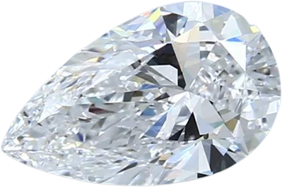 1.32 Carat D VVS2 Pear Natural Diamond