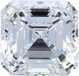 1.5 Carat F VVS2 Asscher Natural Diamond