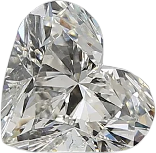 1.5 Carat I SI2 Heart Natural Diamond