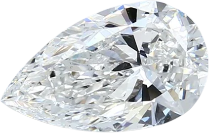 1.5 Carat E SI1 Pear Natural Diamond