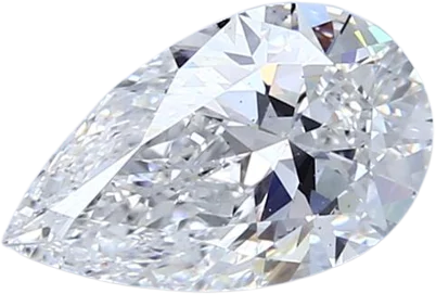 1.5 Carat E VS2 Pear Natural Diamond