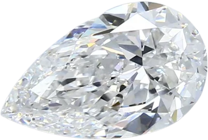 1.5 Carat E VS2 Pear Natural Diamond