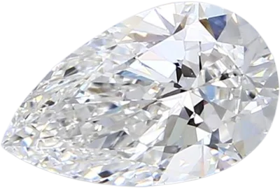 1.5 Carat E VS2 Pear Natural Diamond