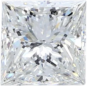 1.5 Carat F VVS2 Princess Natural Diamond