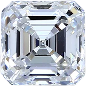 1.51 Carat E VS1 Asscher Natural Diamond