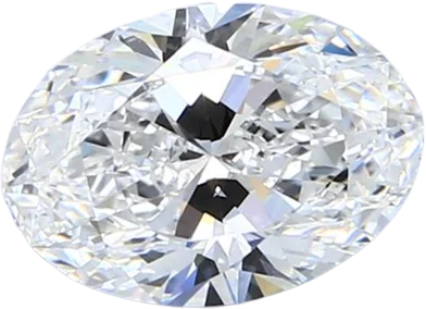 1.51 Carat D VVS2 Oval Natural Diamond