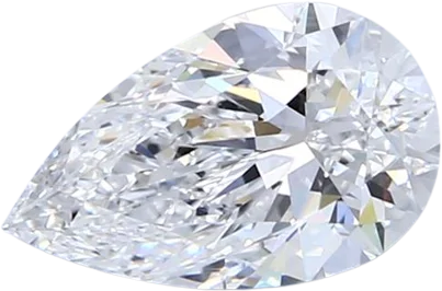 1.51 Carat D VS2 Pear Natural Diamond