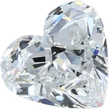 1.52 Carat F SI2 Heart Natural Diamond