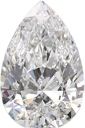 1.52 Carat D VVS1 Pear Natural Diamond