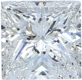 1.52 Carat F VS1 Princess Natural Diamond