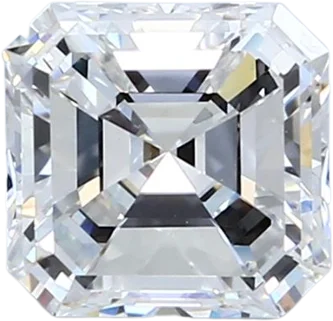 1.59 Carat E VS1 Asscher Natural Diamond