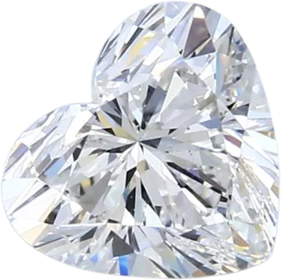 1.59 Carat F VS1 Heart Natural Diamond