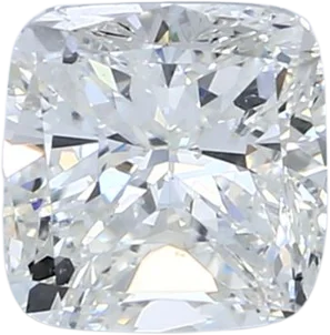 1.7 Carat H SI1 Cushion Natural Diamond