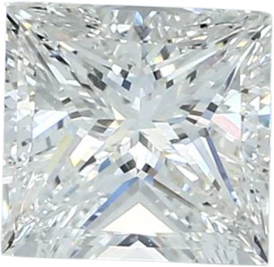 1.7 Carat F VS2 Princess Natural Diamond