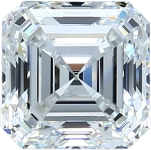 1.84 Carat F VVS2 Asscher Natural Diamond