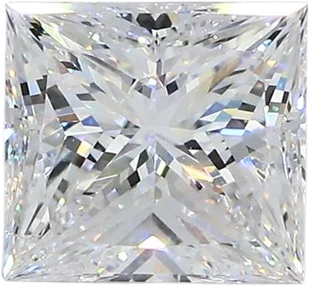 1.9 Carat E SI1 Princess Natural Diamond