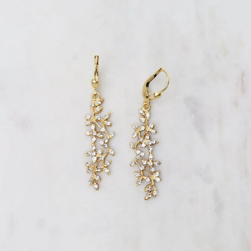 Golden Branch Earrings