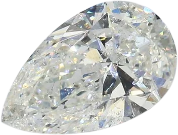 2 Carat J SI2 Pear Natural Diamond