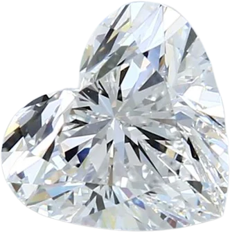 2.01 Carat D VS1 Heart Natural Diamond