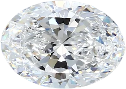 2.01 Carat D IF Oval Natural Diamond