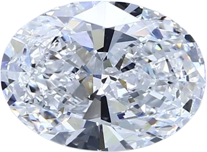 2.02 Carat D IF Oval Natural Diamond