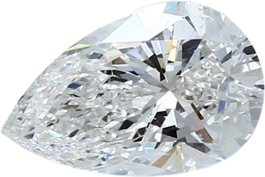 2.02 Carat F SI1 Pear Natural Diamond