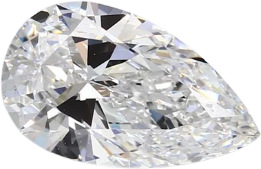 3.02 Carat E SI1 Pear Natural Diamond