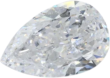 3.17 Carat D SI2 Pear Natural Diamond