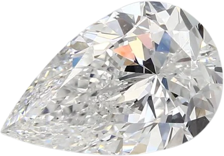 3.51 Carat D VS1 Pear Natural Diamond