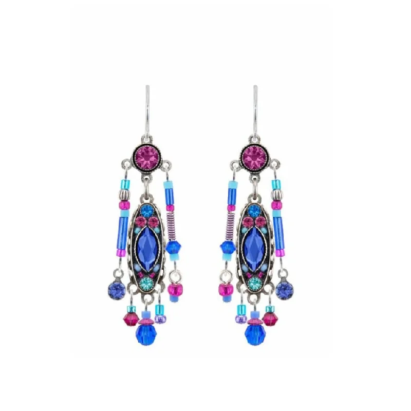 Milano Sapphire Elaborate Earrings