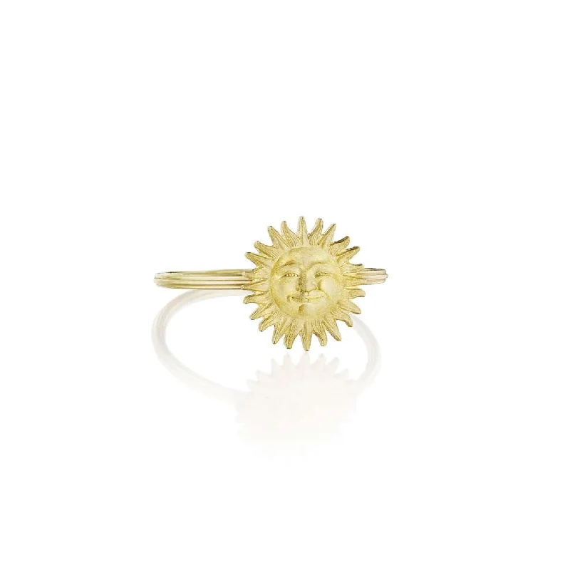 Sunface Stacking Ring