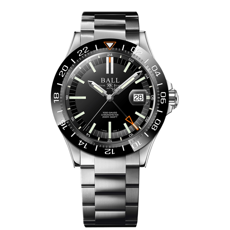 Ball Engineer III Outlier Black GMT with Black Ceramic Bezel 40mm Automatic