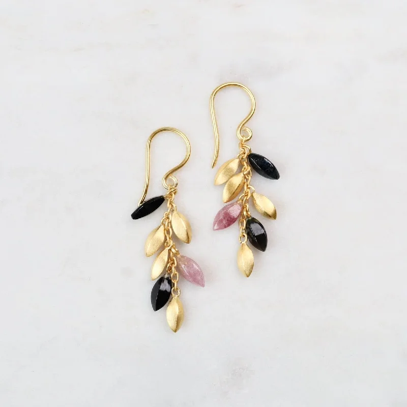 Bliss Multi Tourmaline Bunch Earrings