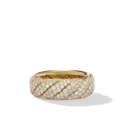 David Yurman 7.5mm Sculpted Cable Band Ring