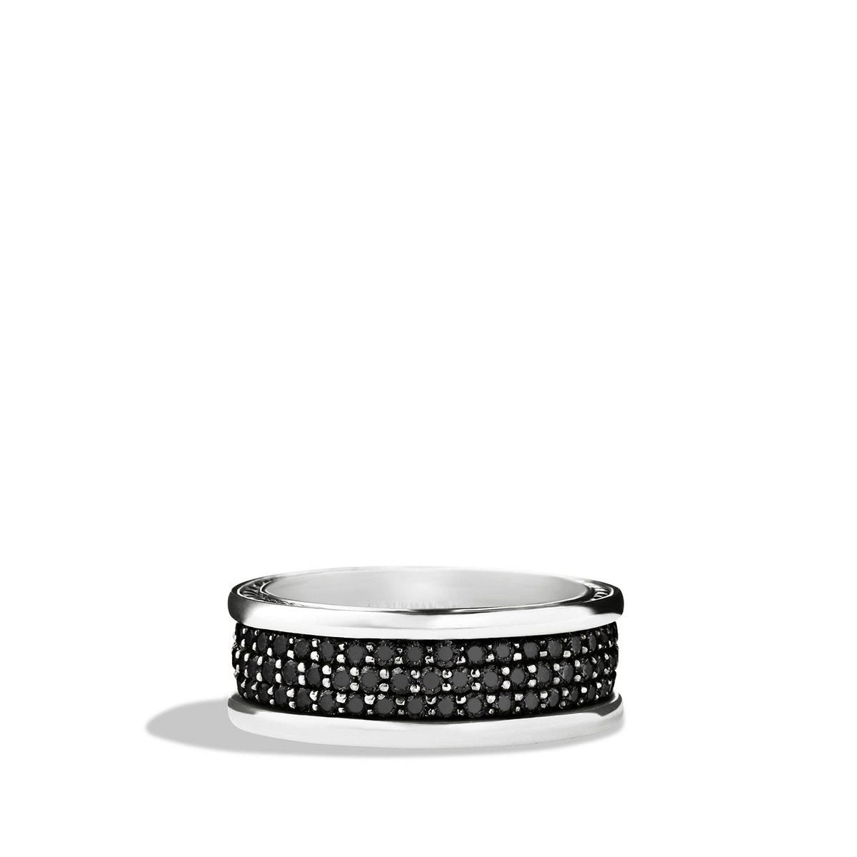 David Yurman 8.5mm 3-Row Band Ring