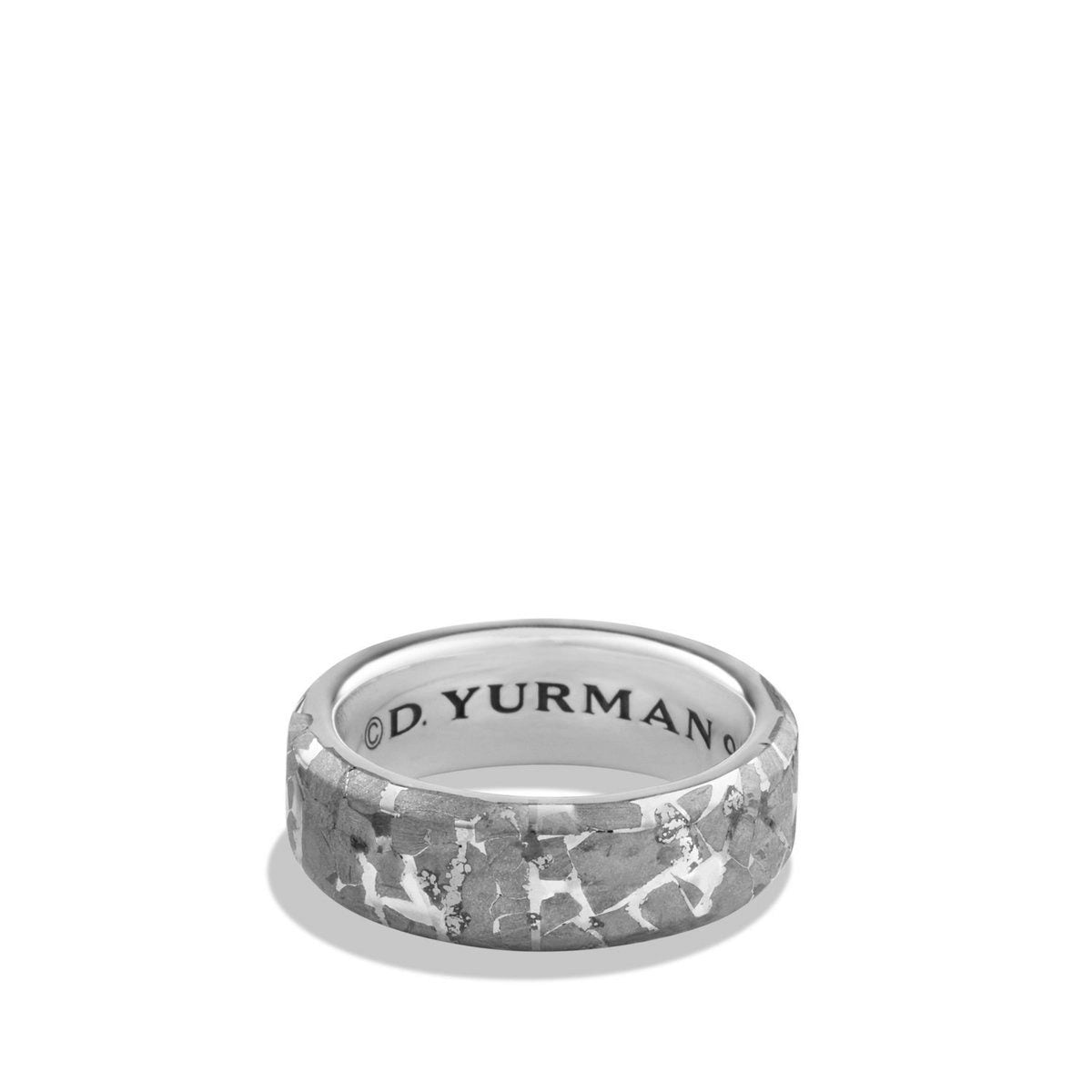 David Yurman 8.5mm Meteorite Band Ring