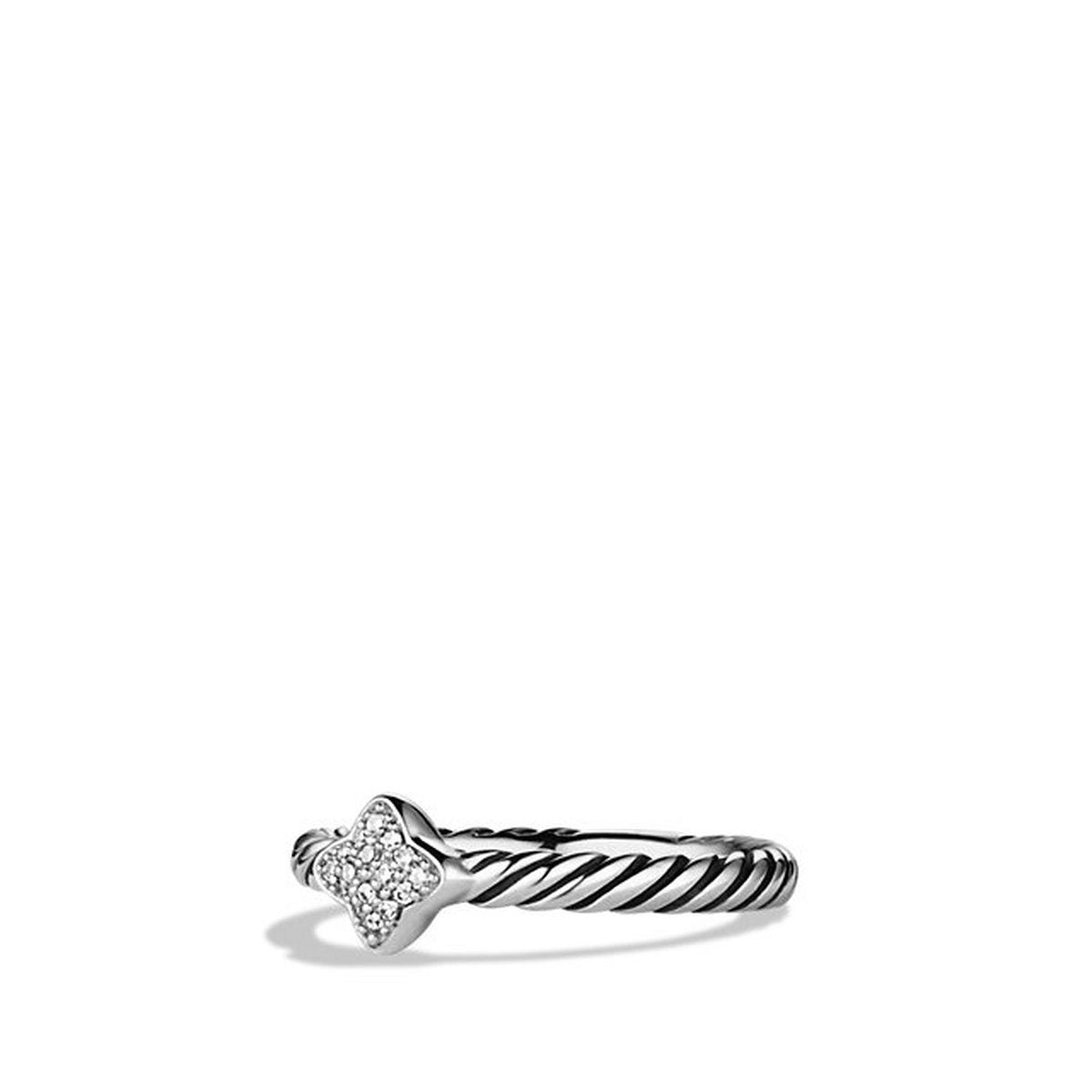 David Yurman Quad Pave' Stack Ring