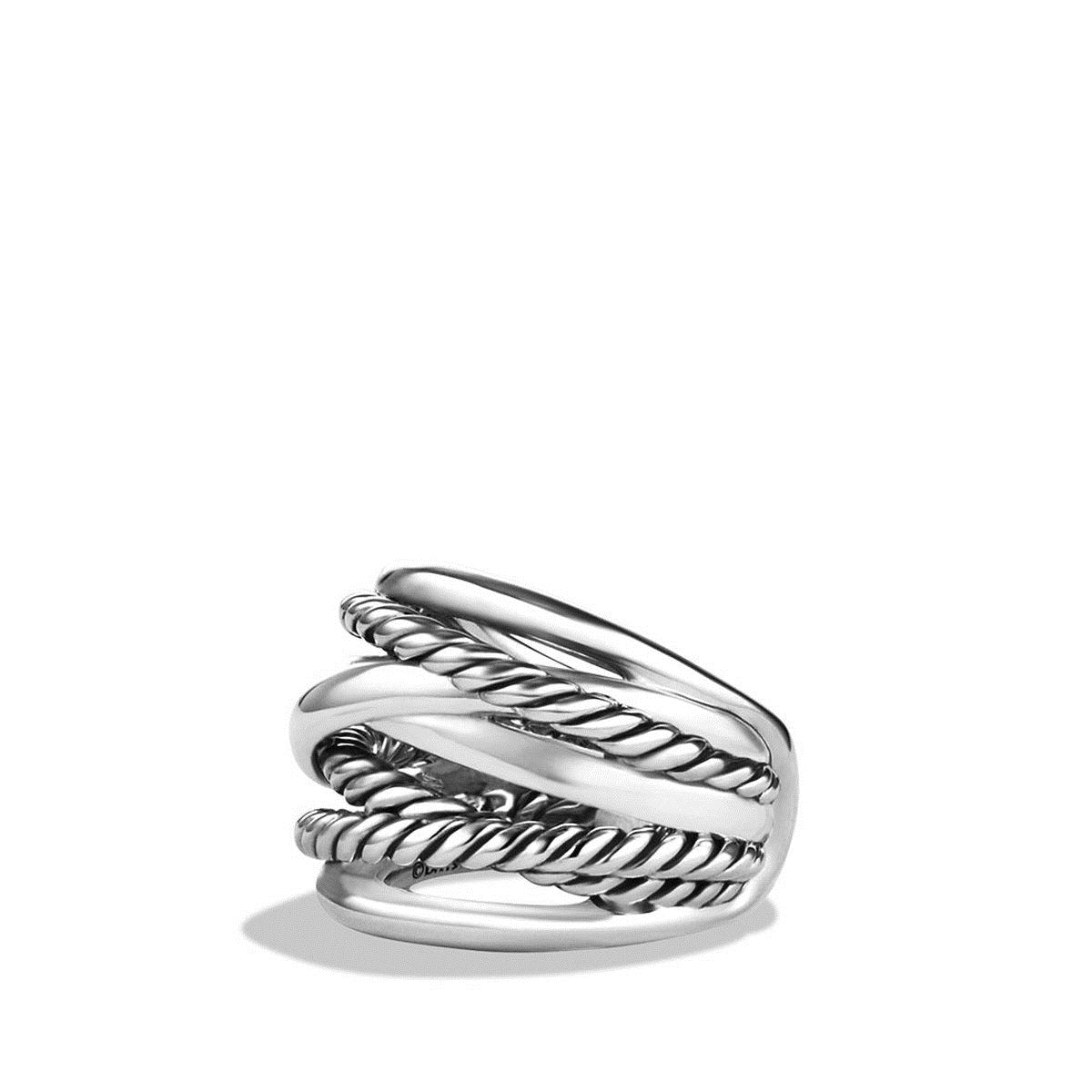 David Yurman Wide Crossover Ring