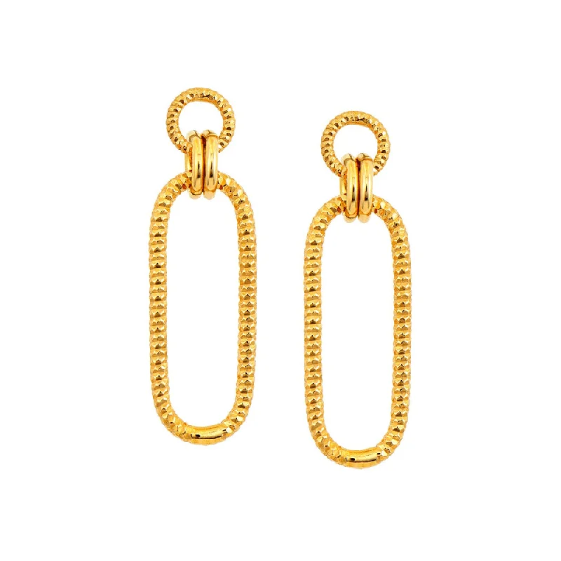 Yellow Gold Plated Kira Earrings