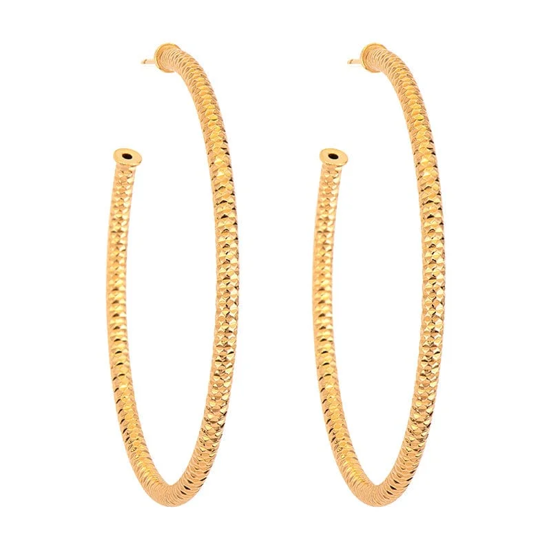 Yellow Gold Plated Adeline Earrings