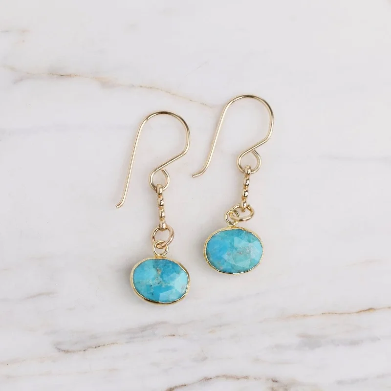 Turquoise Pool Earrings