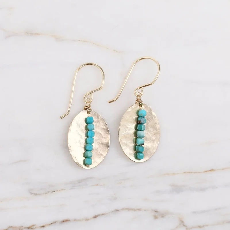 Turquoise River Earrings