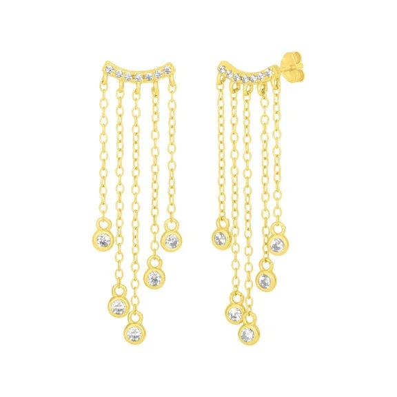 Cleo Earrings in Gold